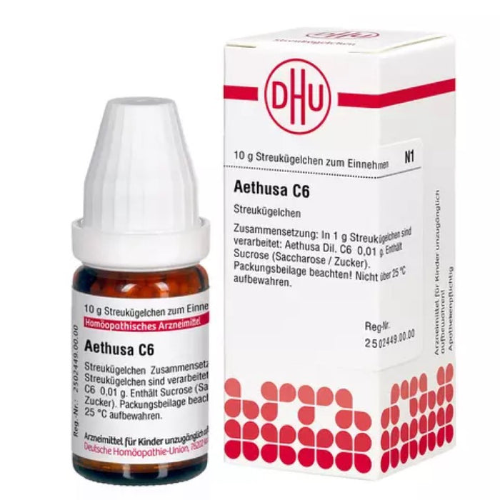 DHU Aethusa C6 Streukügelchen, 10 g Globuli