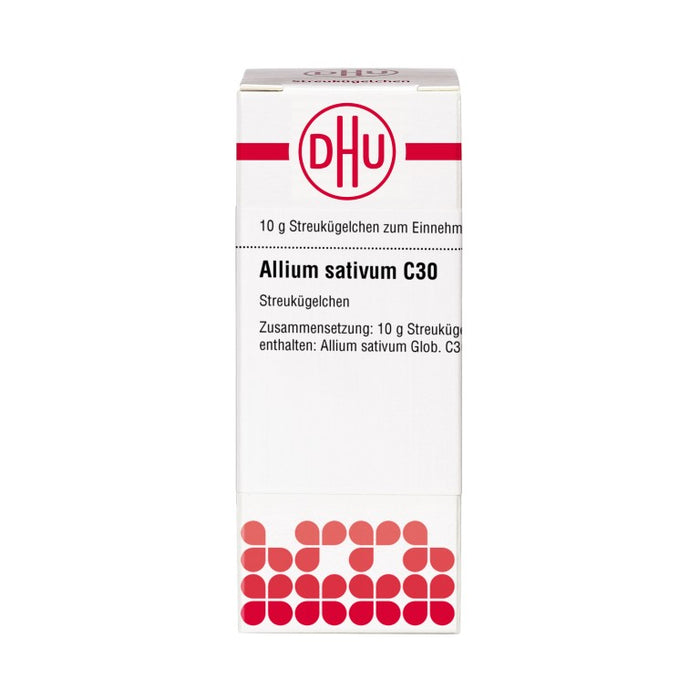 DHU Allium sativum C30 Streukügelchen, 10 g Globuli