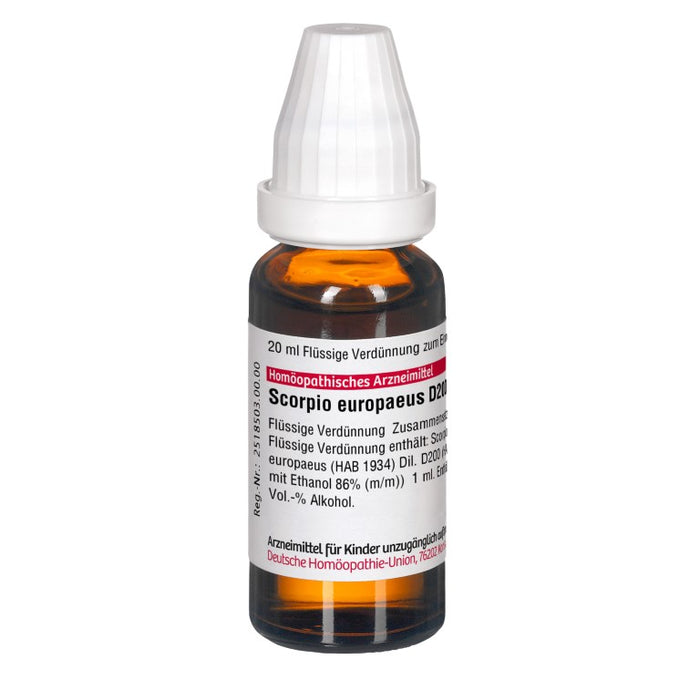 DHU Scorpio europaeus D200 Dilution, 20 ml Lösung