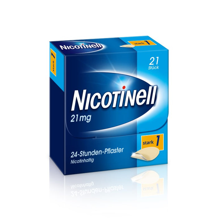 Nicotinell 21 mg/24-Stunden-Pflaster (bisher 52,5 mg) Stärke 1 (stark), 21 St. Pflaster