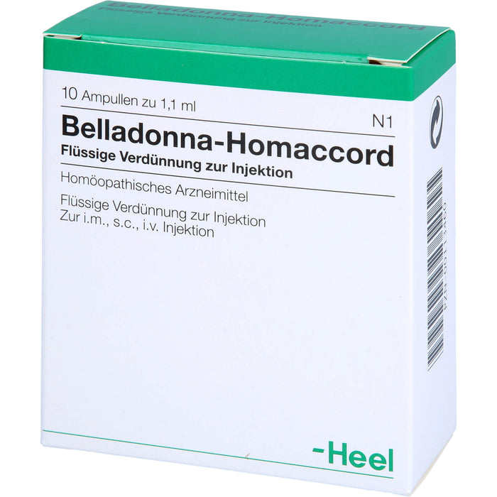 Belladonna-Homaccord flüssige Verdünnung, 10 St. Ampullen