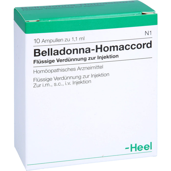 Belladonna-Homaccord flüssige Verdünnung, 10 St. Ampullen