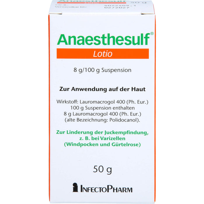 Anaesthesulf Lotio gegen Juckreiz, 50 g Lotion