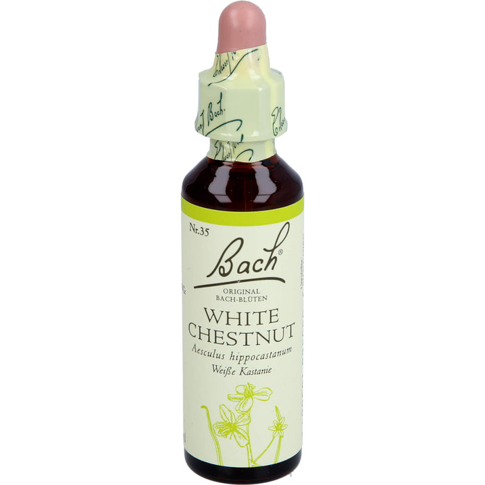 Bach Original Bach-Blüten Nr. 35 White Chestnut Weiße Kastanie Tropfen, 20 ml Lösung