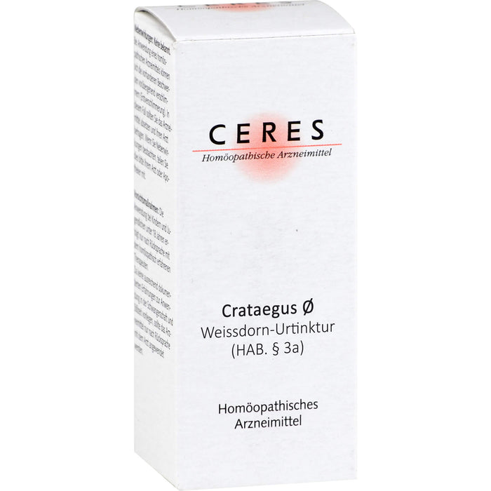 CERES Crataegus ø Urtinktur, 20 ml Solution