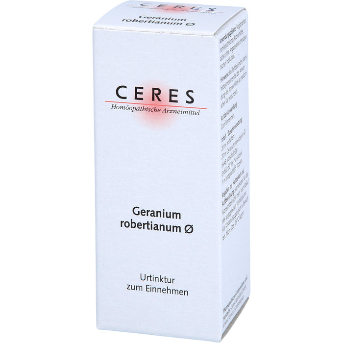 CERES Geranium robertianum ø Urtinktur, 20 ml Solution