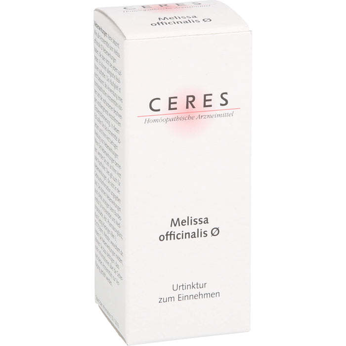 Ceres Melissa offic. Urtinktur, 20 ml Lösung