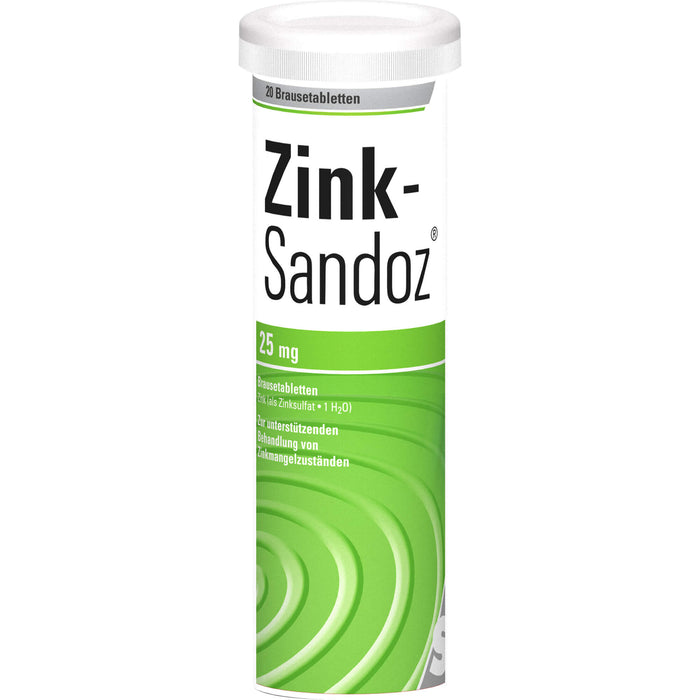 Zink-Sandoz 25 mg Brausetabletten, 20 St. Tabletten