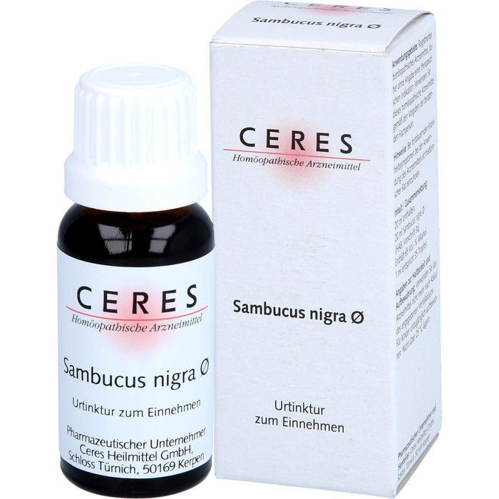 CERES Sambucus nigra Urtinktur, 20 ml Lösung