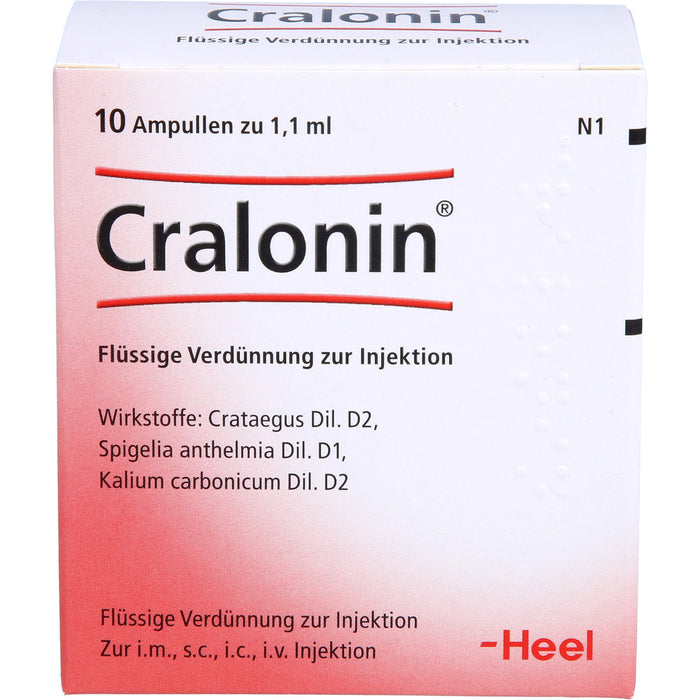 Cralonin Flüssige Verdünnung zur Injektion, 10 St. Ampullen