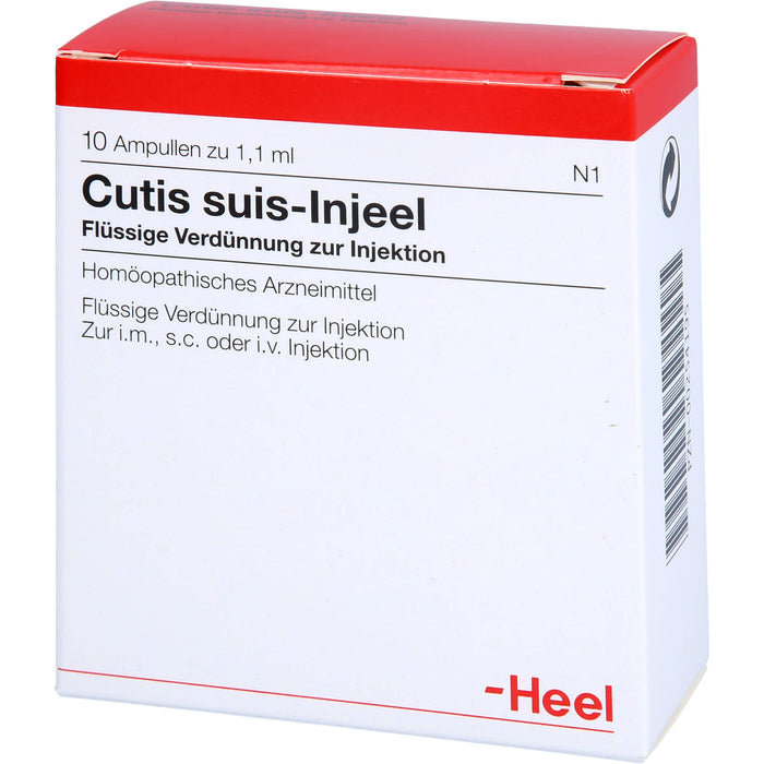 Cutis suis-Injeel Inj.-Lsg., 10 St. Ampullen