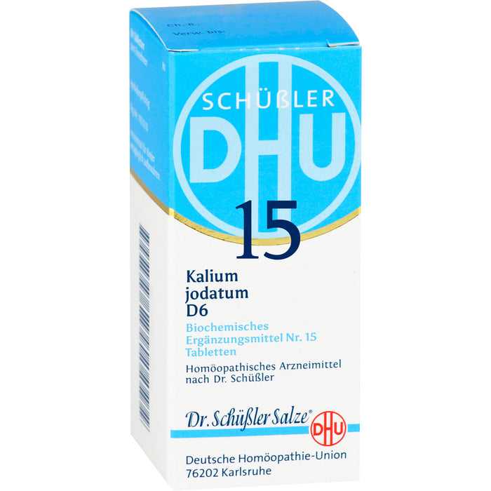 DHU Schüßler-Salz Nr. 15 Kalium jodatum D6 Tabletten, 80 St. Tabletten