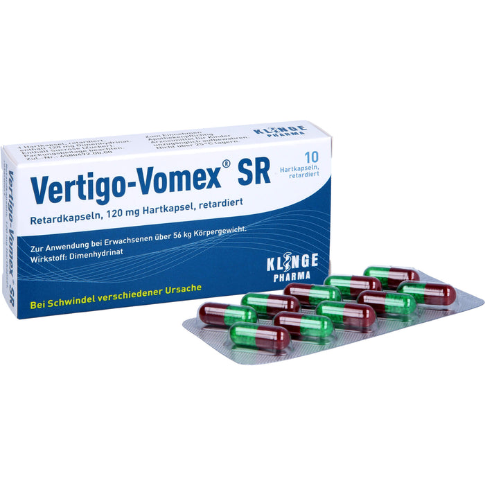 Vertigo-Vomex SR Retardkapseln, 10 St. Kapseln