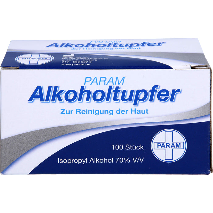 Alkoholtupfer PARAM, 100 St. Tupfer