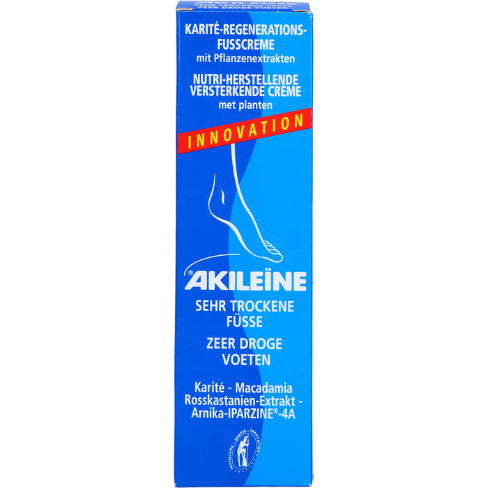 AKILEÏNE Karité-Regenerations-Fußcreme, 100 ml Cream