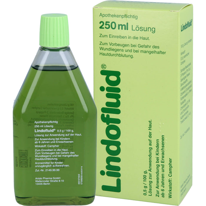 Lindofluid® Lösung bei Gefahr des Wundliegens sowie mangelhafter Hautdurchblutung, 250 ml Lösung