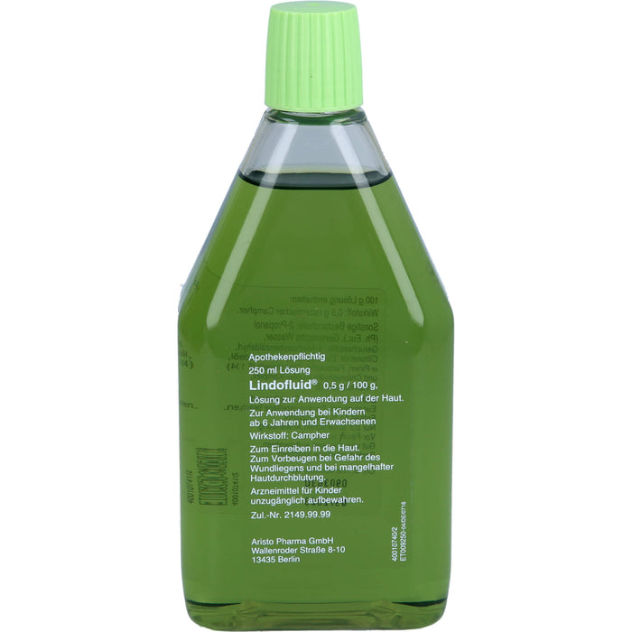 Lindofluid® Lösung bei Gefahr des Wundliegens sowie mangelhafter Hautdurchblutung, 250 ml Lösung