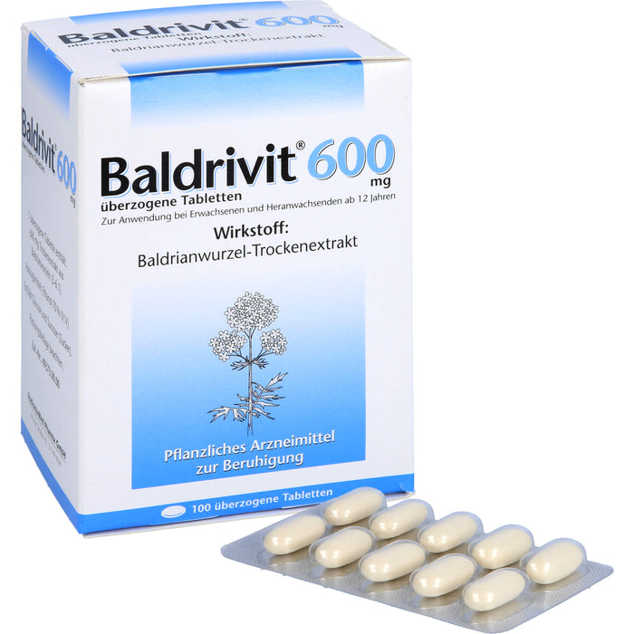 Baldrivit 600 mg überzogene Tabletten, 100 St UTA