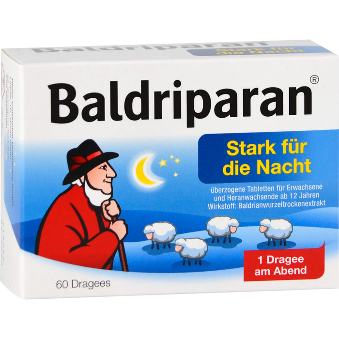 Baldriparan stark für die Nacht Dragees, 60 pcs. Tablets