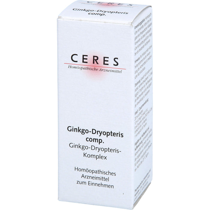 Ceres Ginkgo dryopteris comp. Tropf., 20 ml Lösung