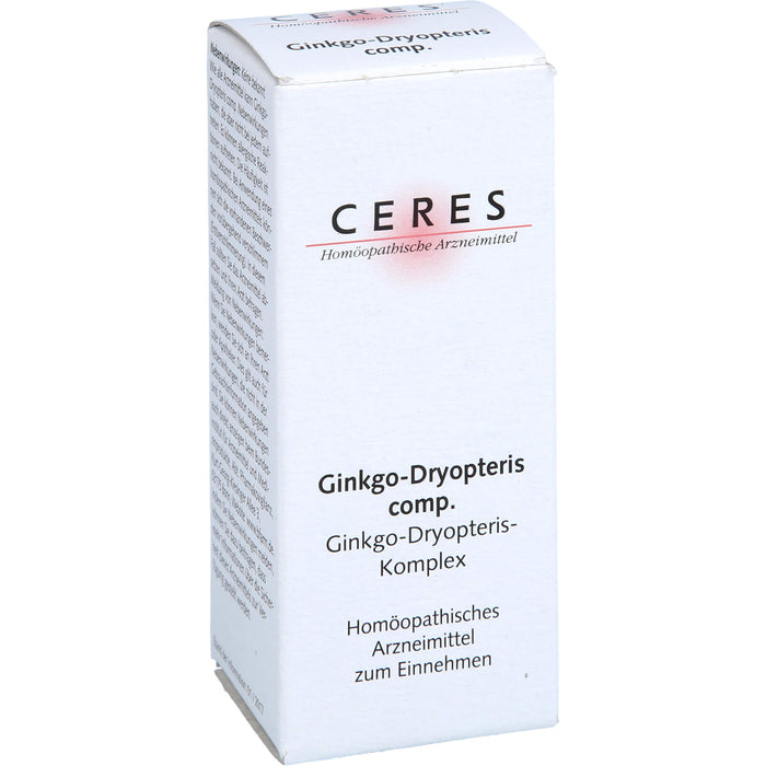 Ceres Ginkgo dryopteris comp. Tropf., 20 ml Lösung