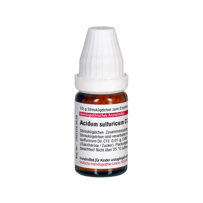 DHU Acidum sulfuricum C12 Streukügelchen, 10 g Globuli