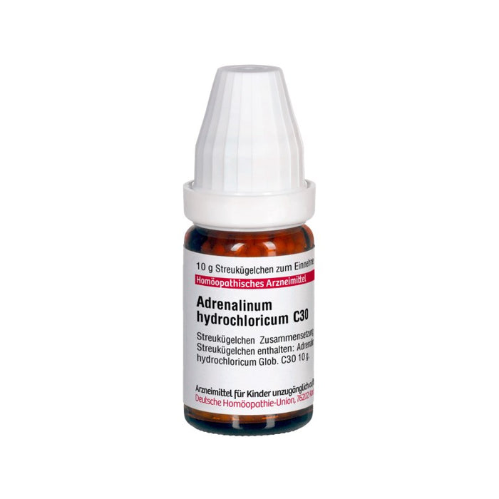 DHU Adrenalinum hydrochloricum C30 Streukügelchen, 10 g Globuli