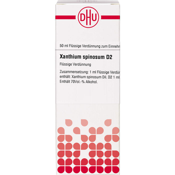 Xanthium spinosum D2 DHU Dilution, 50 ml Lösung