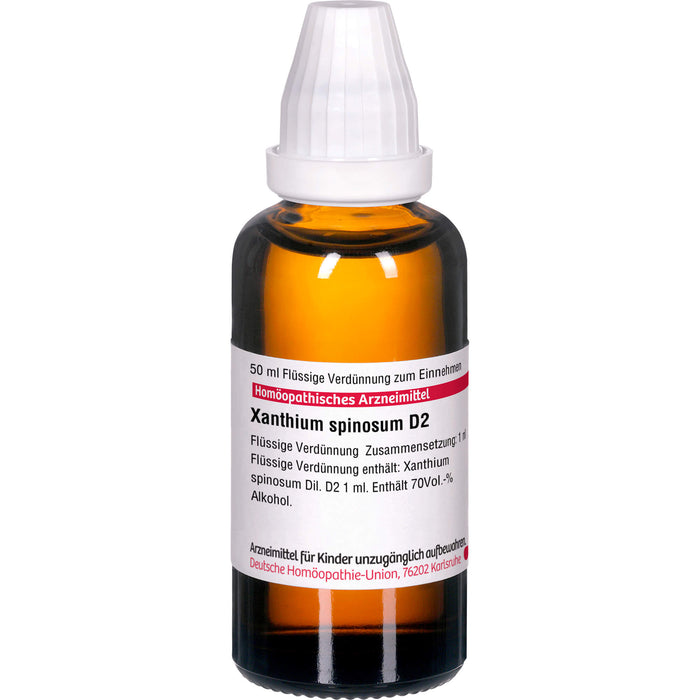 Xanthium spinosum D2 DHU Dilution, 50 ml Lösung