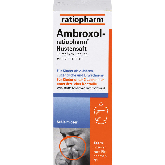 Ambroxol-ratiopharm Hustensaft, 100 ml Solution