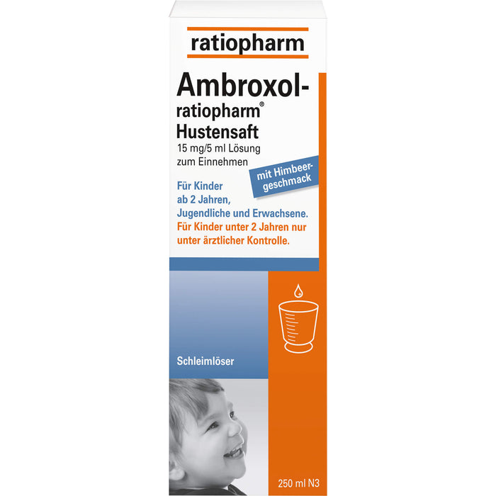 Ambroxol-ratiopharm Hustensaft Schleimlöser, 250 ml Solution
