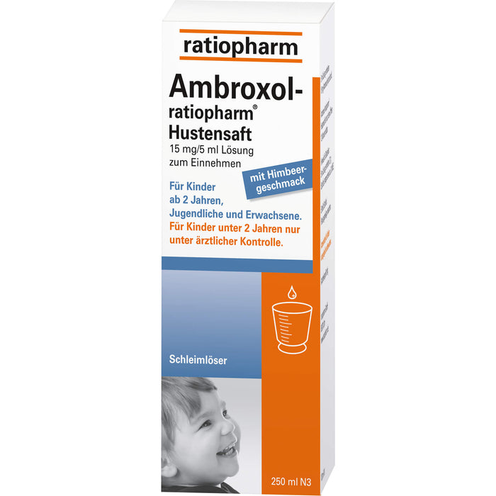 Ambroxol-ratiopharm Hustensaft Schleimlöser, 250 ml Solution