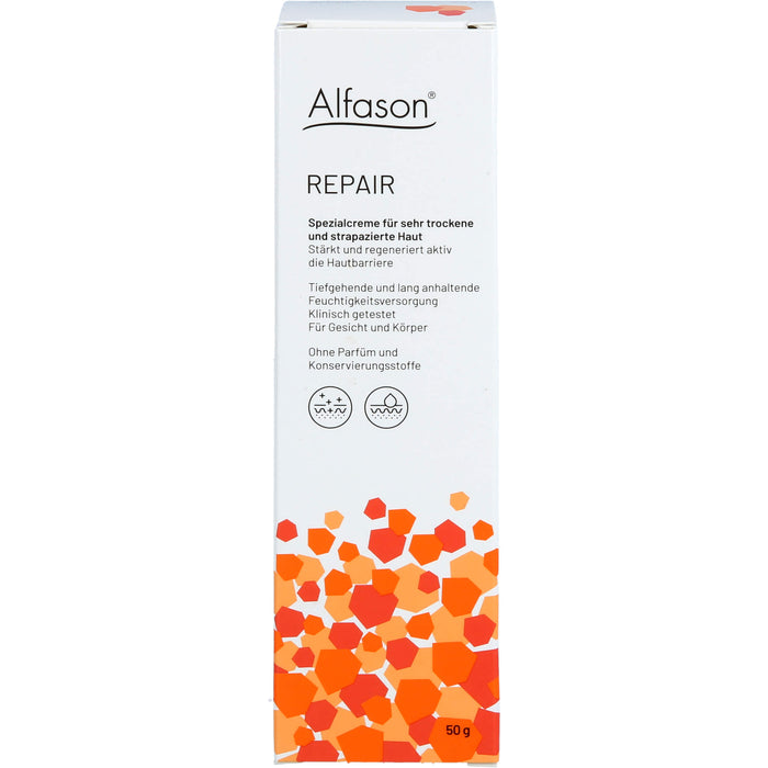 Alfason Repair Creme für trockene Haut, 50 g Creme