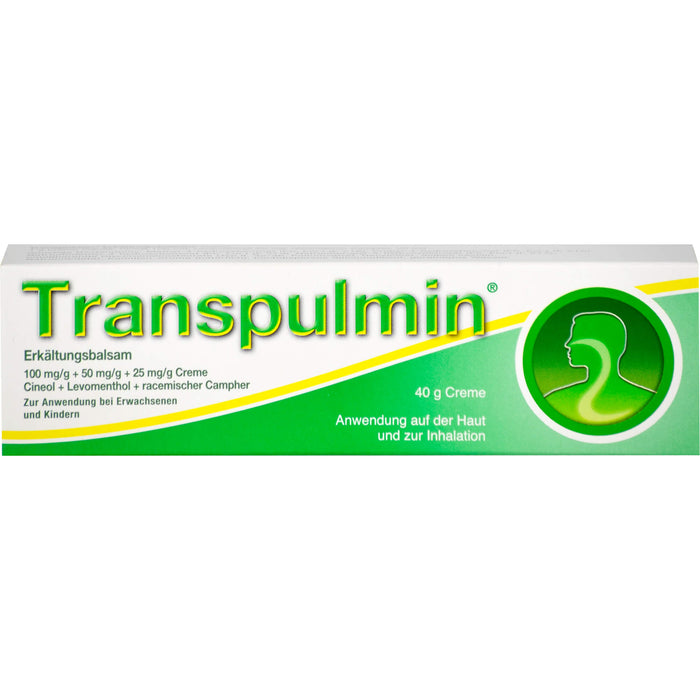 Transpulmin Erkältungsbalsam, 40 g Creme