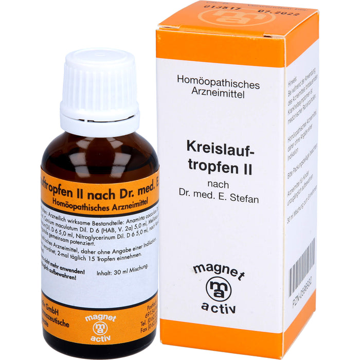 Kreislauftropfen II nach Dr. med. E. Stefan, 30 ml Lösung