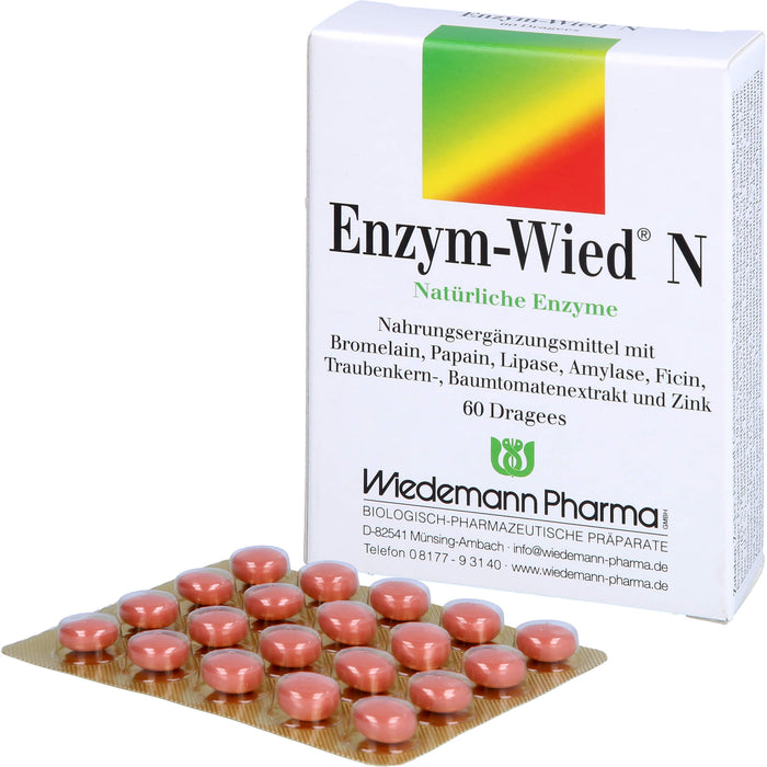 Enzym-Wied N natürliche Enzyme Dragees, 60 St. Tabletten