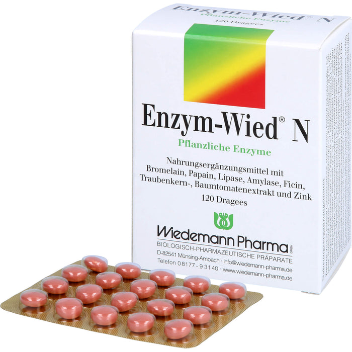 Enzym-Wied N natürliche Enzyme Dragees, 120 St. Tabletten