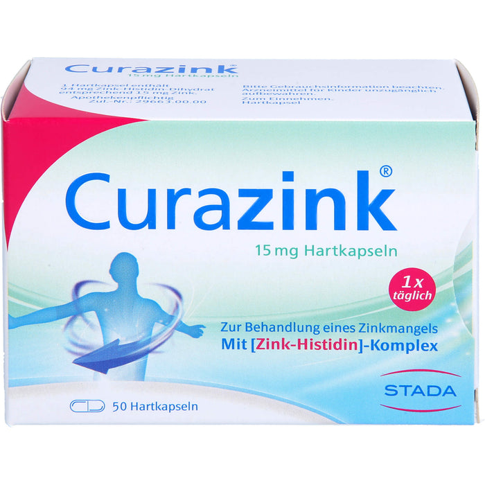 Curazink 15 mg Hartkapseln, 50 pcs. Capsules