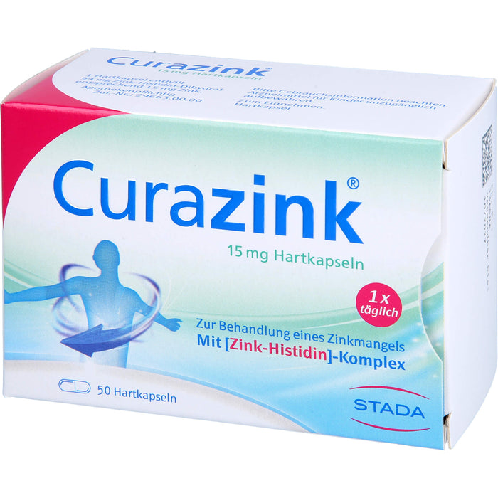 Curazink 15 mg Hartkapseln, 50 pcs. Capsules