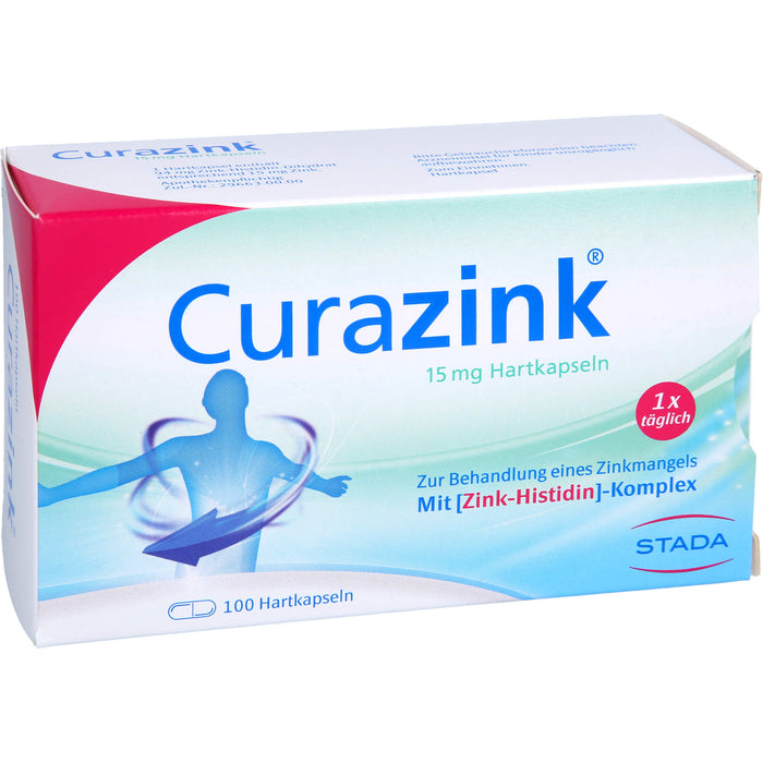 Curazink 15 mg Hartkapseln, 100 pcs. Capsules