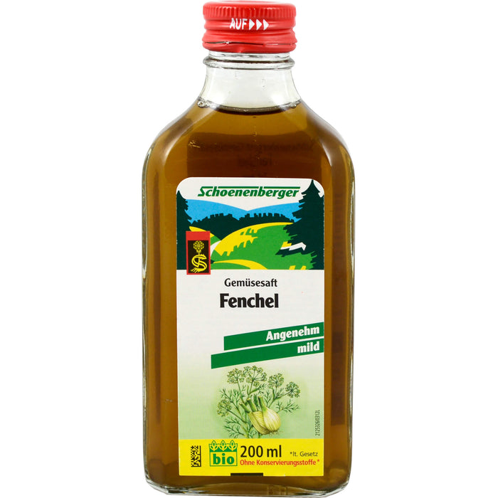 Schoenenberger Naturreiner Gemüsesaft Fenchel, 200 ml Lösung