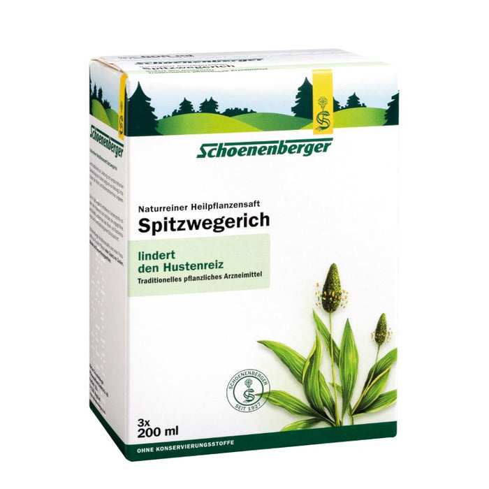 Schoenenberger Spitzwegerich naturreiner Heilpflanzensaft, 600 ml Lösung