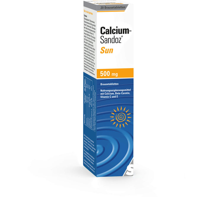 Calcium-Sandoz sun Brausetabletten, 20 pcs. Tablets