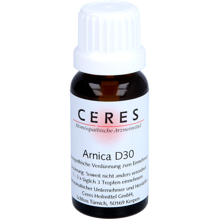 CERES Arnica D30 flüssige Verdünnung, 20 ml Solution