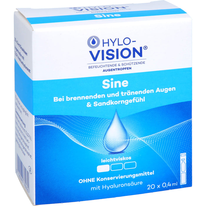 Hylo-Vision sine Einzeldosen, 20 St. Einzeldosispipetten