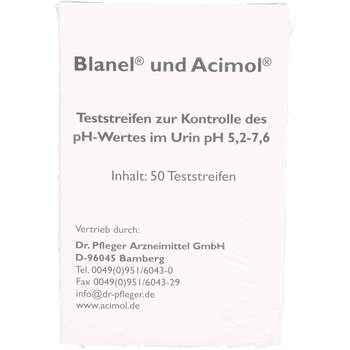 Teststreifenheft z. Bestimmung d. Urin-ph-Wertes, 50 St TTR