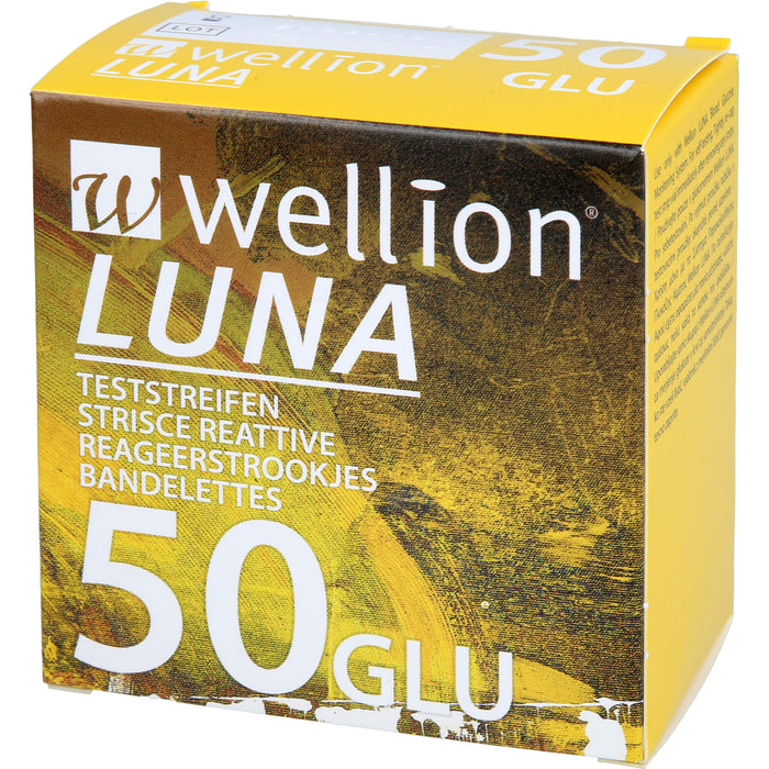 Wellion Luna Blutzuckerteststreifen, 50 St. Teststreifen