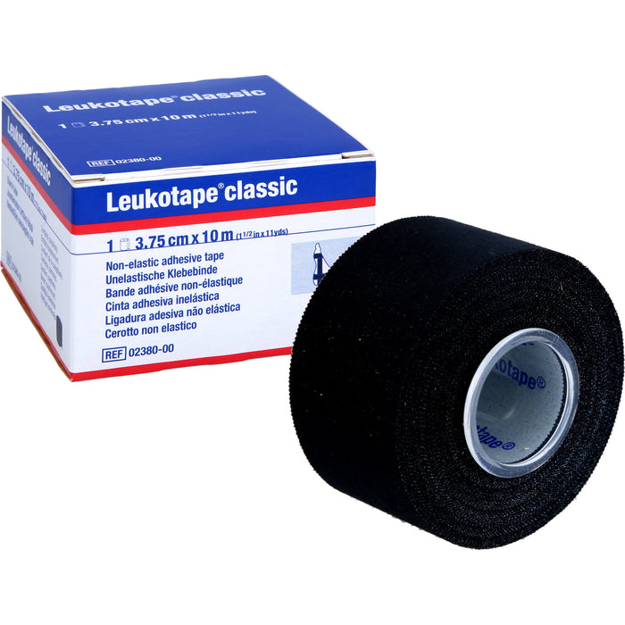 Leukotape classic 3,75 cm x 10 m schwarz Klebebinde, 1 St. Packung