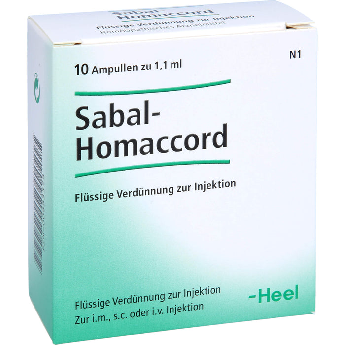 Heel Sabal-Homaccord Ampullen, 10 St. Ampullen