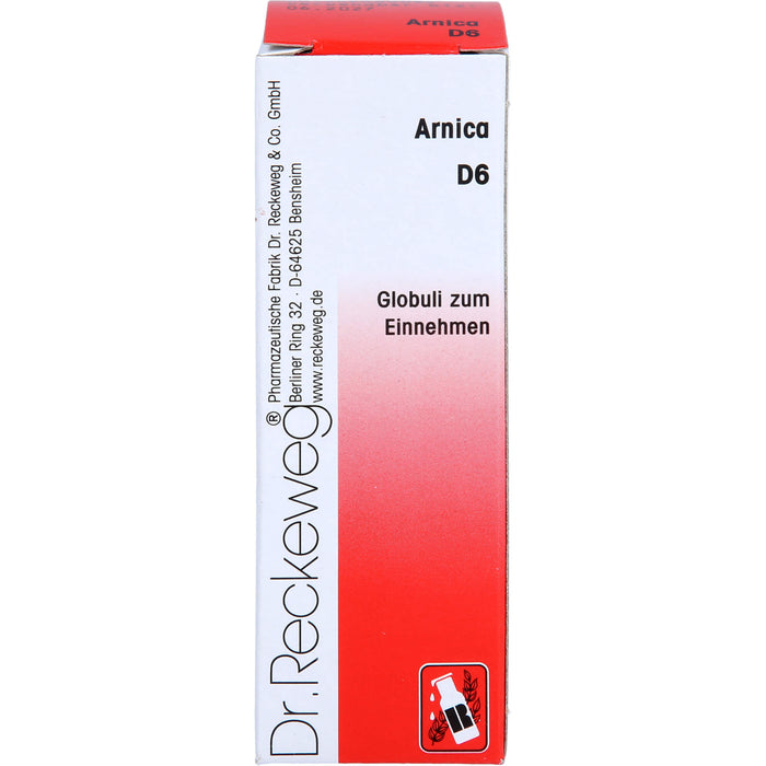 DR. RECKEWEG & CO Arnica D 6 Globuli, 10 g Globuli